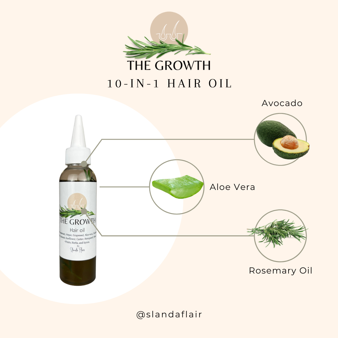 THE Growth Hair Oil _ 10-in-1 Formula