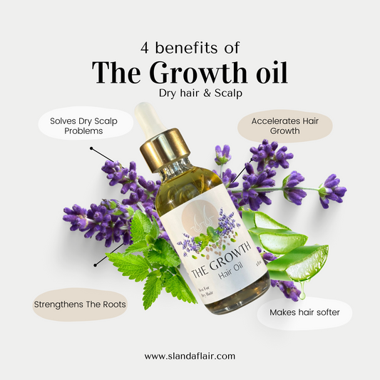 The Growth Hair Oil _ For Dry Scalp & Curly Hair